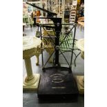 DAY + MILLWARD LTD CAST IRON SCALES 75CM W X 130CM H