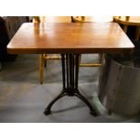 CAST TABLE BASE + 3 TABLE TOPS