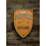 POWERS GOLD LABEL CAST SIGN