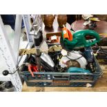 JIGSAW, SANDER, CIRCULAR SAW, BATTERY DRILL, MINI VAC,