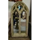 ARCH TOP STONE MIRROR 80CM