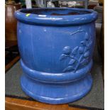 LARGE GLAZED CERAMIC POT.