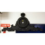 CARVED WOODEN CLOCK BRACKET