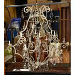 A monumental custom chandelier