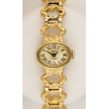 Lady's 14k yellow gold wristwatch