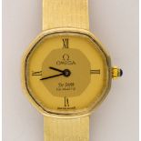 Ladys Omega 14k yellow gold wristwatch