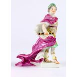 A Meissen porcelain figural group