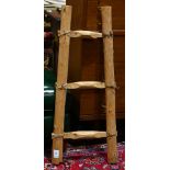 Primitive style decorative ladder