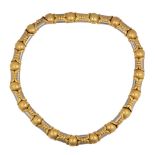 Bulgari 18k yellow and white gold necklace