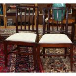 Pair of Federal style side chairs