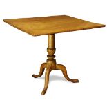 New England Federal tilt top tea table