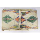 Plains or Plateau Native American parfleche envelope