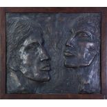 Bronze wall relief, Laura Morrison Lengyel