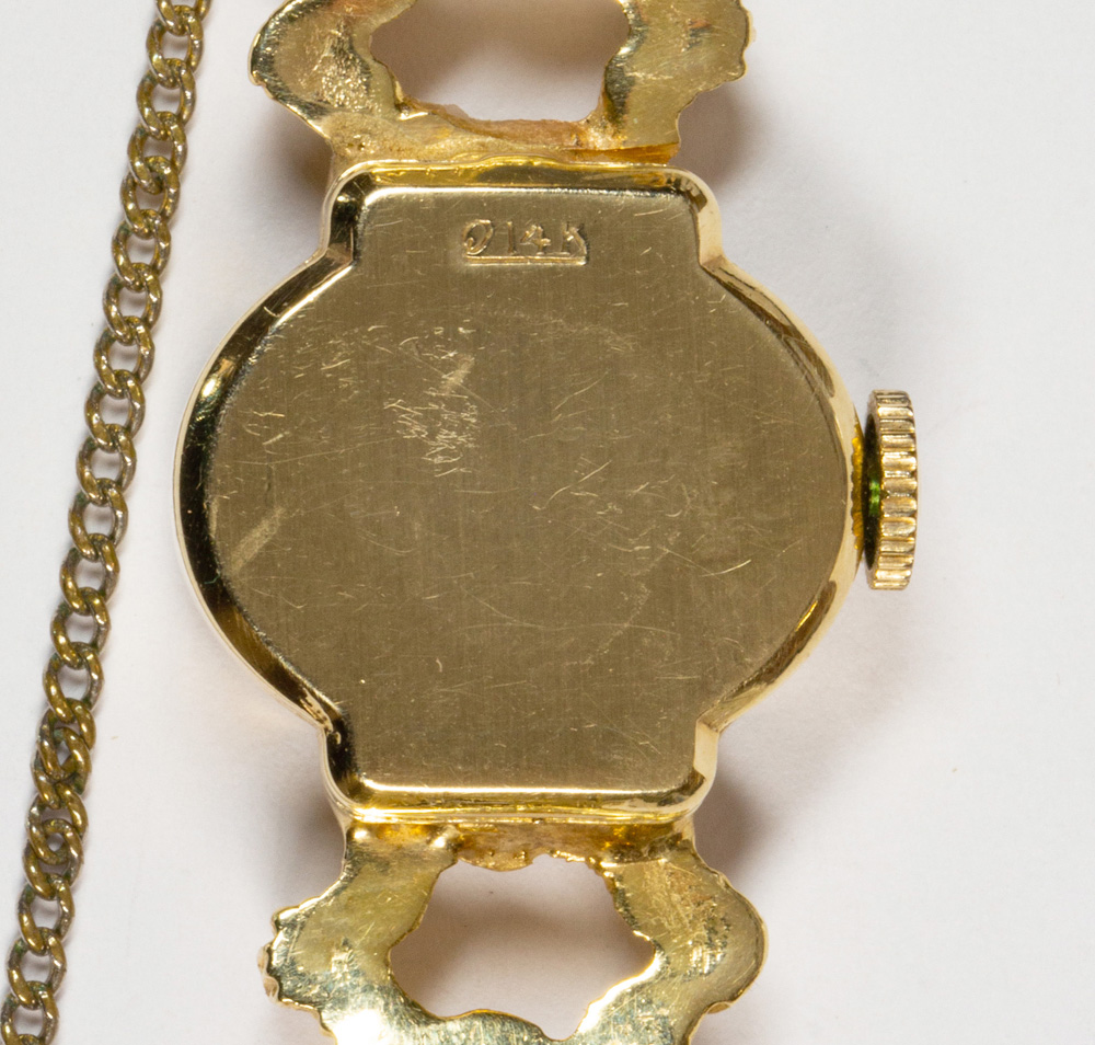 Lady's 14k yellow gold wristwatch - Image 3 of 4