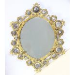 A Hollywood Regency mirror