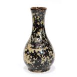 Chinese Jizhou 'Tortoise Shell' Glazed Bottle Vase