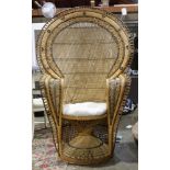 Rattan Peacock chair