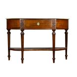 A Louis XVI style console table