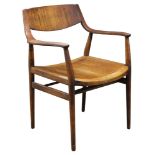 A Danish Modern chair oak armchair