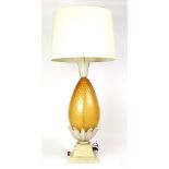 Barovier & Toso pineapple form Murano glass table lamp