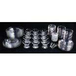 A group of Steuben glass table ware and glasses