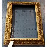 Continental giltwood carved mirror circa 1860