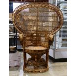 Rattan Peacock chair