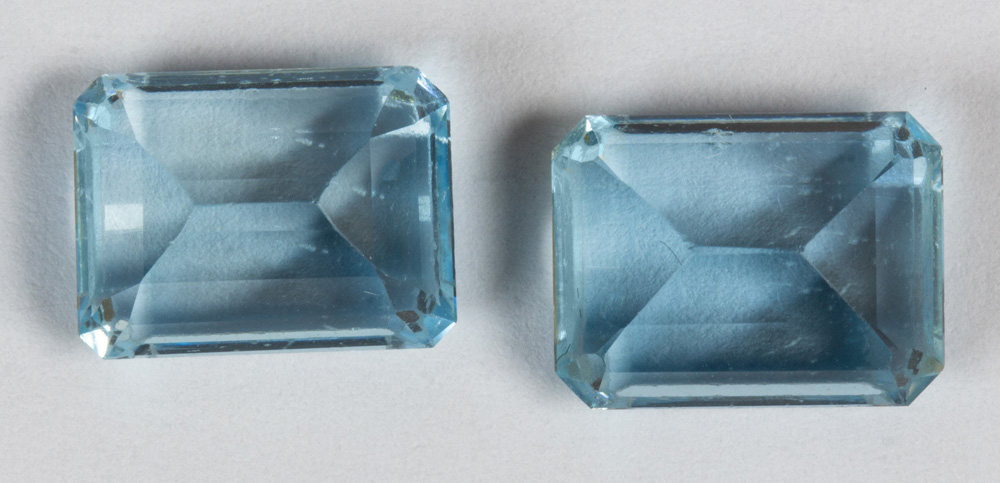 Pair of unmounted aquamarines - Image 3 of 3