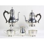 (lot of 5) Tiffany sterling hot beverage service, circa 1937