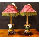 (lot of 2) Pair Frederick Cooper for Tyndale chinoiserie lamps