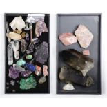 (lot of approx. 34) Collection of crystals and specimens