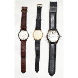 (Lot of 3) Metal wristwatches