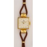 Lady's Rolex 18k yellow gold, metal wristwatch