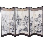 Korean Six-panel Screen,19c