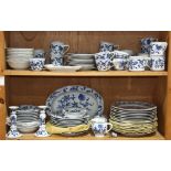 (lot of 95) Blue Danube partial china service in the Blue Onion pattern