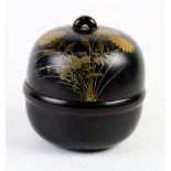 Japanese Lacquer Cookie Jar