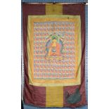 Tibetan Tangka of Medicine Buddha