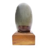 Shiva Lingam Stone with Wood Stand