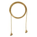 Tiffany & Co, 18k yellow gold sautoir necklace