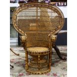 Rattan Peacock chair
