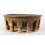 Fijian Kava bowl, Polynesia, South Pacific, for communal drinking of stimulating kava