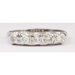 Diamond, 14k white gold ring