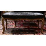French Louis XV painted wood banquette