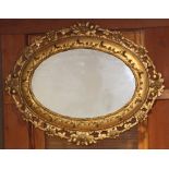 A continental giltwood looking glass circa 1870