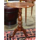 American federal style mahogany candlestand