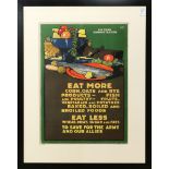 Poster, WWI US Food Administration
