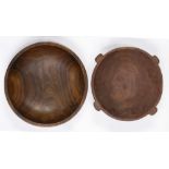 (lot of 2) Marquesas Islands decorative kava bowls