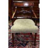 Federal mahogany armchair circa 1810