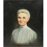 American School (late 19th/early 20th century), Portrait of an Elderly Woman with Glasses, unsigned,