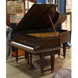 Steinway & Sons model O grand piano serial number 210762 built in 1922 in mahogany case, in very